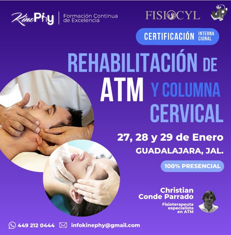 Curso fisioterapeutas temporomandibular en México kinephy y fisiocyl con Christian Conde