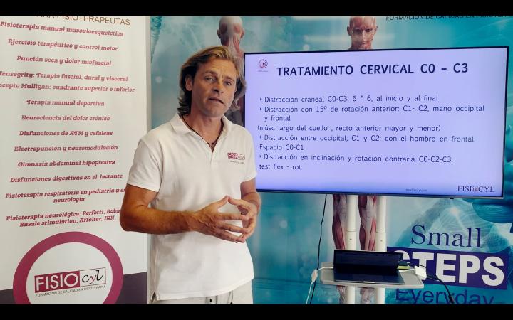 " Cursos fisioterapia online - app Fisiocyl cefaleas "